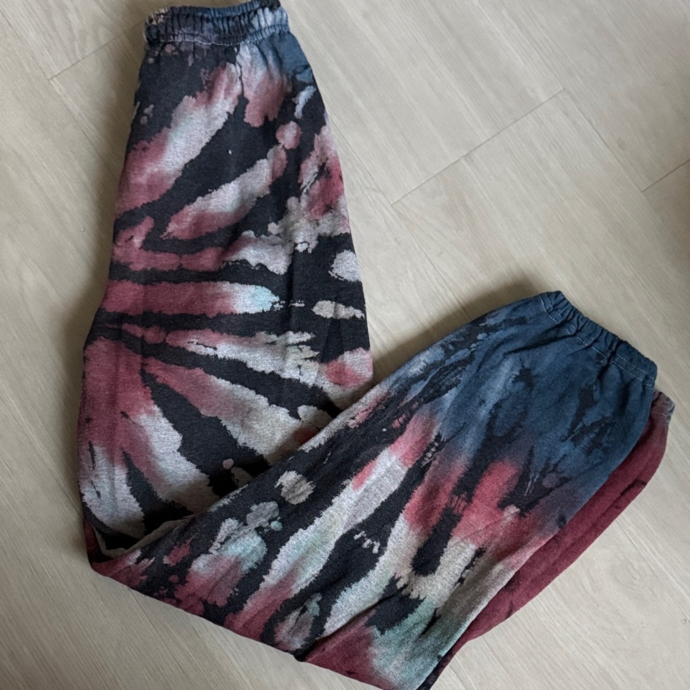 High Waisted Tie-Dye Jogger Sweatpanta